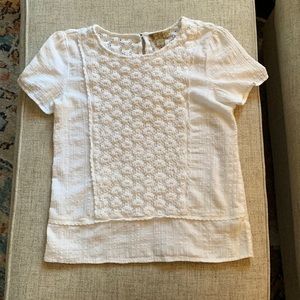 Nine West vintage America collection Top// XS // white